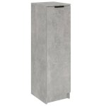 Vidaxl armoire  chaussures gris bton 30x35x100 cm bois d'ingnierie