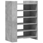 Vidaxl armoire � chaussures gris b�ton 74, 5x37, 5x100 cm