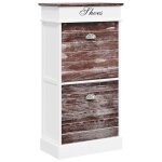 Vidaxl armoire � chaussures marron 50 x 28 x 98 cm bois de paulownia