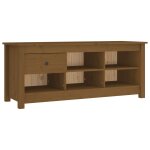Vidaxl armoire  chaussures marron miel 110x38x45, 5 cm bois pin massif
