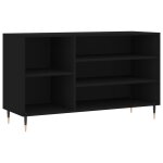 Vidaxl armoire � chaussures noir 102x36x60 cm bois d'ing�nierie