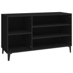 Vidaxl armoire  chaussures noir 102x36x60 cm bois d'ingnierie