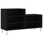 Vidaxl armoire � chaussures noir 102x36x60 cm bois d'ing�nierie