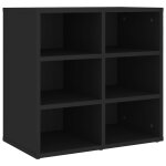 Vidaxl armoire � chaussures noir 52, 5x30x50 cm