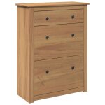Vidaxl armoire � chaussures panama 80x35x105 cm bois de pin massif
