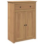 Vidaxl armoire  chaussures panama 80x40x114 cm bois de pin massif