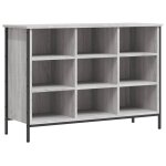 Vidaxl armoire � chaussures sonoma gris 100x35x70 cm bois d'ing�nierie