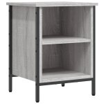 Vidaxl armoire � chaussures sonoma gris 38x35x50 cm bois d'ing�nierie