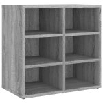 Vidaxl armoire  chaussures sonoma gris 52, 5x30x50 cm