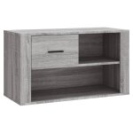 Vidaxl armoire � chaussures sonoma gris 80x35x45 cm bois d'ing�nierie