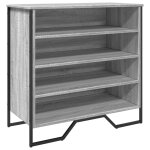 Vidaxl armoire � chaussures sonoma gris 80x38x78 cm bois d'ing�nierie