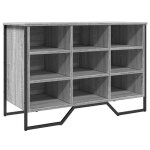 Vidaxl armoire  chaussures sonoma gris 90x38x61, 5cm bois d'ingnierie