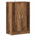 Vidaxl cabinet � chaussures 60 x 35 x 92 cm bois ancien 6 �tag�res