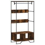 Vidaxl armoire chêne fumé 90x50x180 cm bois d'ingénierie Vidaxl armoire chêne fumé 90x50x180 cm bois d'ingénierie