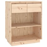 Vidaxl armoire console 60x34x75 cm bois de pin solide Vidaxl armoire console 60x34x75 cm bois de pin solide