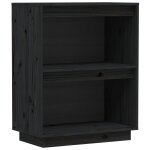 Vidaxl armoire console noir 60x34x75 cm bois de pin solide Vidaxl armoire console noir 60x34x75 cm bois de pin solide