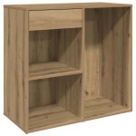 Vidaxl armoire cosm�tique ch�ne artisanal 80x40x75cm bois d'ing�nierie