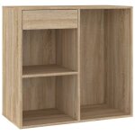 Vidaxl armoire cosm�tique ch�ne sonoma 80x40x75 cm bois d'ing�nierie