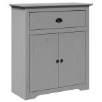 Vidaxl armoire de couloir bodo gris 80x35x90 cm