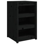 Vidaxl armoire de cuisine d'ext�rieur meppel noir 55x55x92 cm bois pin massif