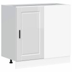 Vidaxl armoire de cuisine porto blanc brillant bois ingnierie