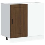 Vidaxl armoire de cuisine porto ch�ne marron bois d'ing�nierie