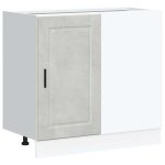 Vidaxl armoire de cuisine porto gris bton bois d'ingnierie