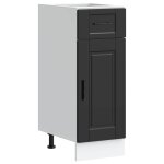 Vidaxl armoire de cuisine porto noir bois d'ing�nierie