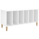 Vidaxl armoire  disques blanc 100x38x48 cm bois d'ingnierie