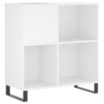 Vidaxl armoire � disques blanc 84, 5x38x89 cm bois d'ing�nierie