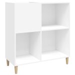 Vidaxl armoire � disques blanc 84, 5x38x89 cm bois d'ing�nierie