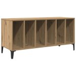 Vidaxl armoire  disques chne artisanal 100x38x48cm bois d'ingnierie