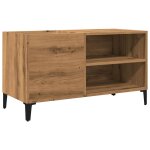 Vidaxl armoire  disques chne artisanal 84, 5x38x48 cm bois ingnierie