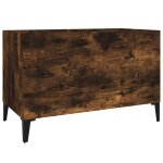 Vidaxl armoire  disques chne fum 74, 5x38x48 cm bois d'ingnierie