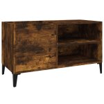 Vidaxl armoire  disques chne fum 84, 5x38x48 cm bois d'ingnierie