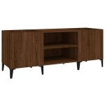 Vidaxl armoire  disques chne marron 121x38x48 cm bois d'ingnierie