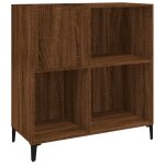 Vidaxl armoire  disques chne marron 84, 5x38x89 cm bois d'ingnierie