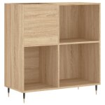 Vidaxl armoire  disques chne sonoma 84, 5x38x89 cm bois d'ingnierie