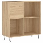 Vidaxl armoire � disques ch�ne sonoma 84, 5x38x89 cm bois d'ing�nierie
