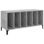 Vidaxl armoire  disques gris bton 100x38x48 cm bois d'ingnierie