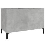 Vidaxl armoire � disques gris b�ton 74, 5x38x48 cm bois d'ing�nierie
