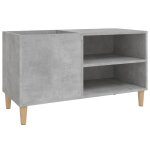 Vidaxl armoire � disques gris b�ton 84, 5x38x48 cm bois d'ing�nierie