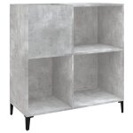 Vidaxl armoire  disques gris bton 84, 5x38x89 cm bois d'ingnierie