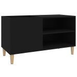 Vidaxl armoire � disques noir 84, 5x38x48 cm bois d'ing�nierie