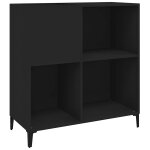 Vidaxl armoire  disques noir 84, 5x38x89 cm bois d'ingnierie