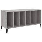 Vidaxl armoire  disques sonoma gris 100x38x48 cm bois d'ingnierie