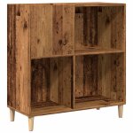 Vidaxl armoire � disques vieux bois 84, 5x38x89 cm bois d'ing�nierie