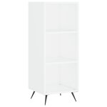 Vidaxl armoire  tagres blanc 34, 5x32, 5x90 cm bois d'ingnierie