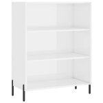 Vidaxl armoire � �tag�res blanc 69, 5x32, 5x90 cm bois d'ing�nierie