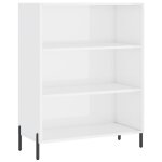 Vidaxl armoire � �tag�res blanc brillant 69, 5x32, 5x90 cm